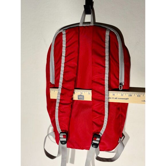 Ozark Trail Lightweight Packable Backpack Red Gray Travel Hiking Daypack 14L - Picture 6 of 7